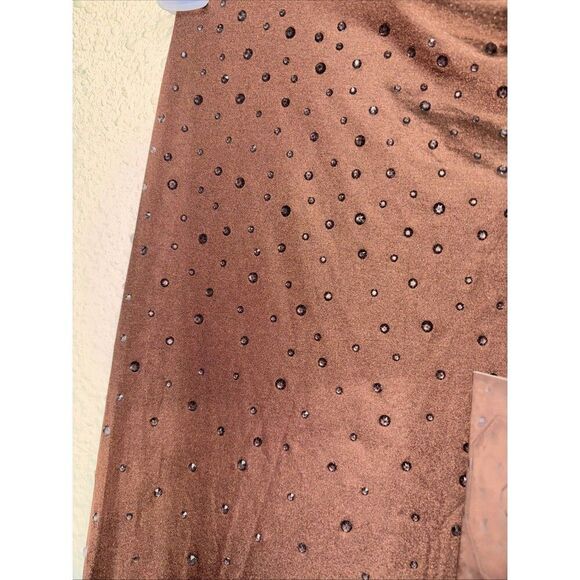 Skims x Swarovski Jelly Sheer Crystal High Waisted Leggings Cocoa M NEW Stretch - Picture 3 of 9